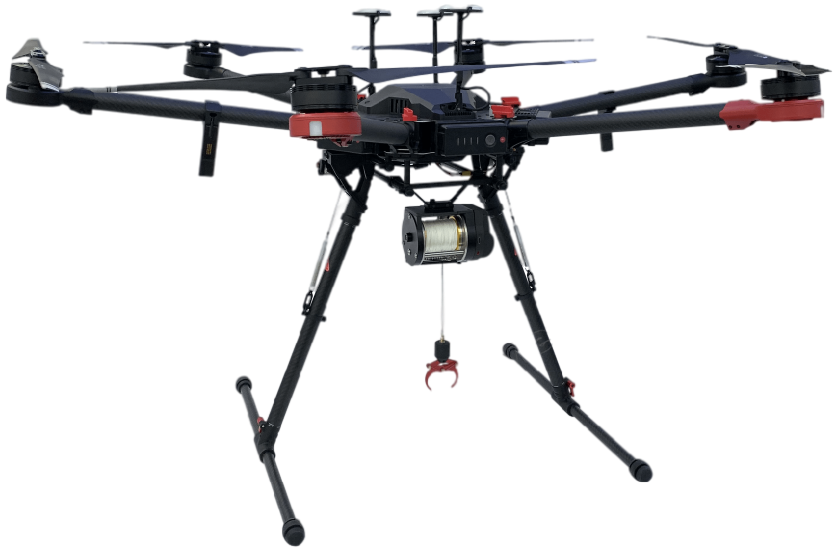 drone air dropper kits with cable