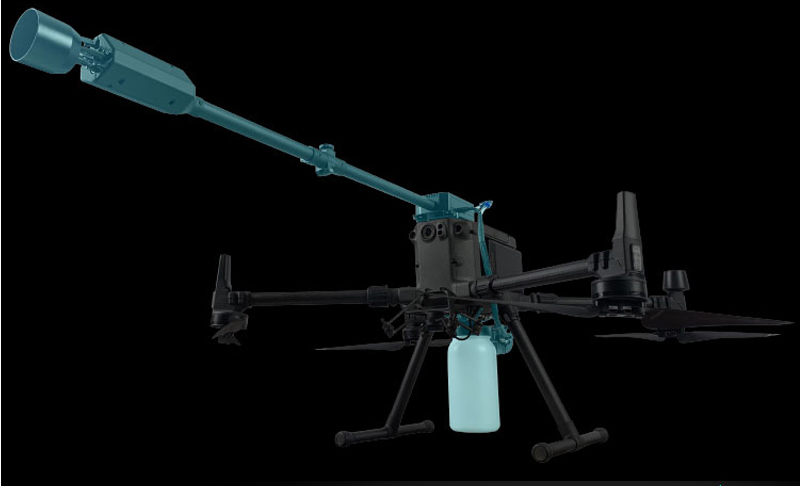 dji m300 drone flamethrower