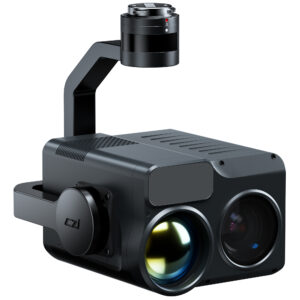 Imagerie thermique haute résolution 1280 avec caméra de vision nocturne laser IR à zoom optique 30X