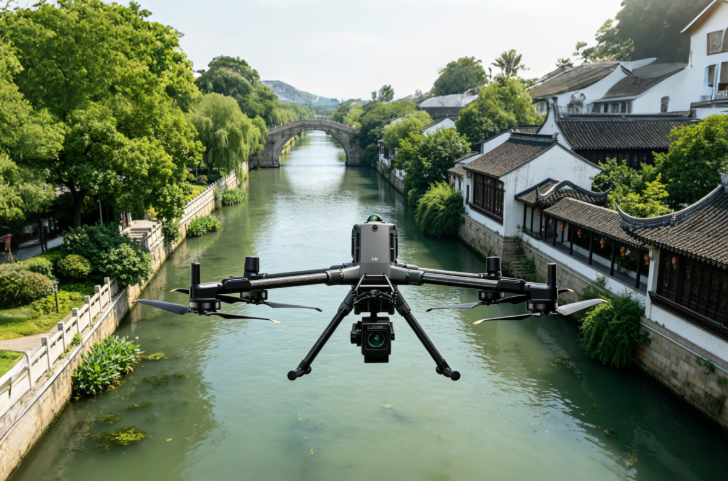 Surveillance de la qualité de l'eau par caméra hyperspectrale drone